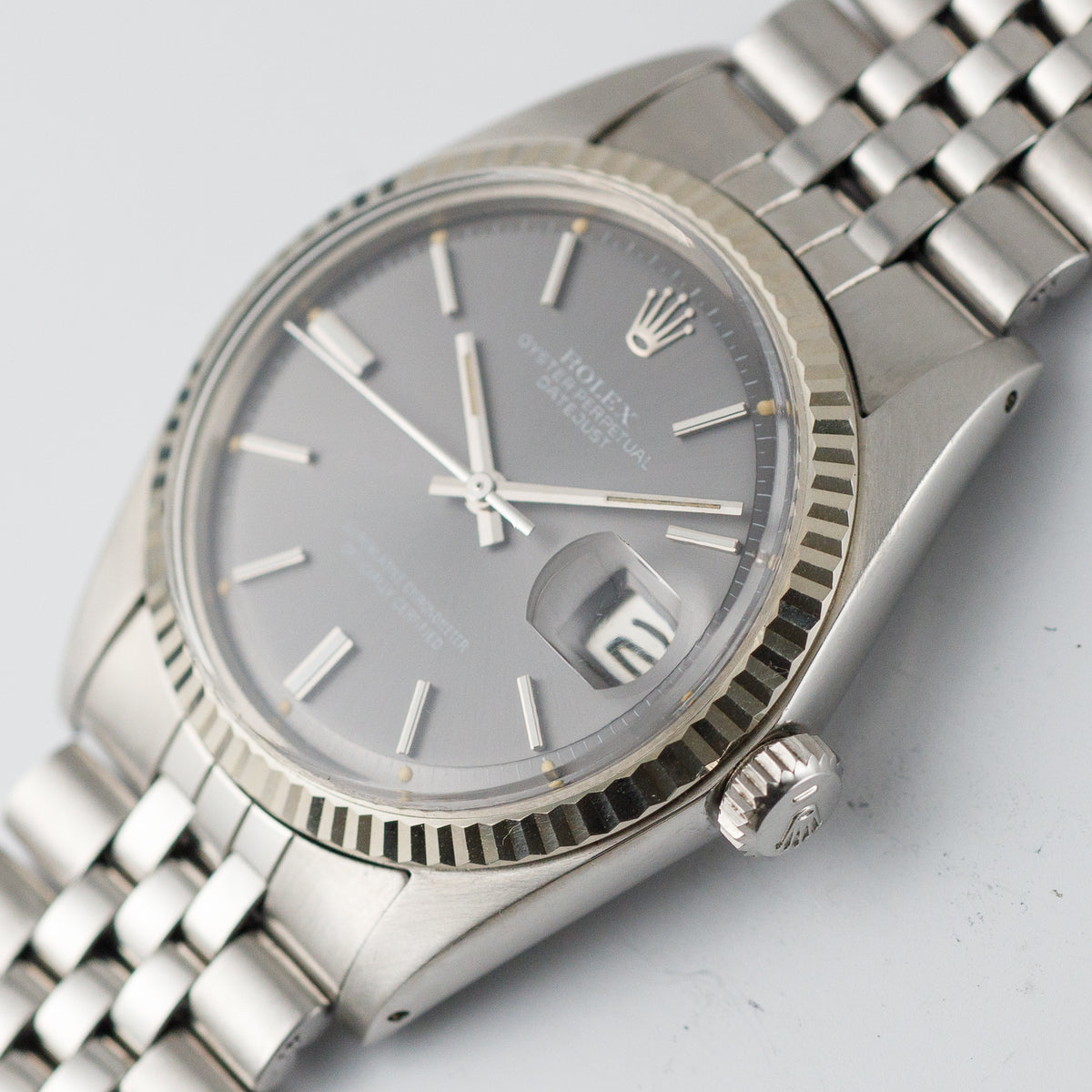 ROLEX DATEJUST REF.1601 GRAY sigma Dial