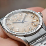 ROLEX Semi Bubble back ref.6303 Earliest Engine-Turned Bezel