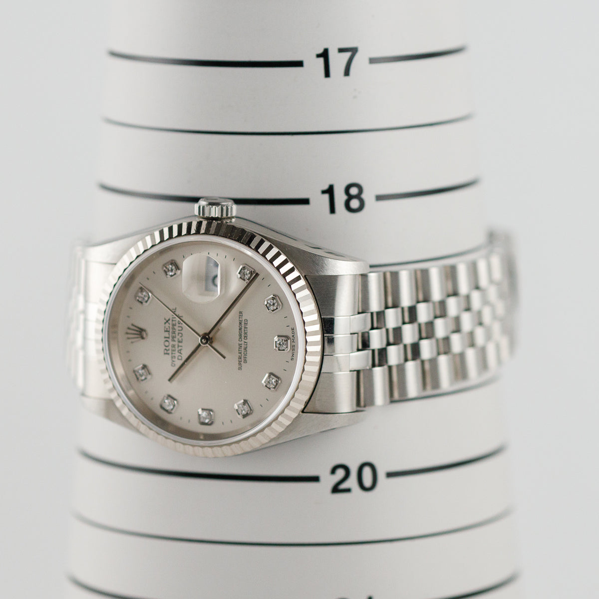 ROLEX DATEJUST Ref.16234G 10 Points Diamond
