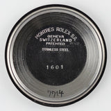 ROLEX DATEJUST Ref.1601 Black Matte Dial