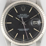 ROLEX DATEJUST Ref.1601 Black Matte Dial