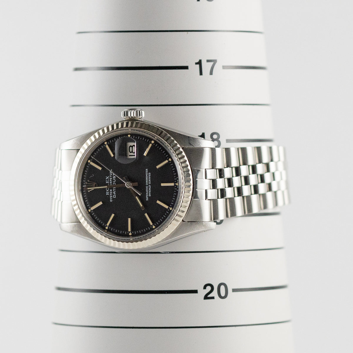 ROLEX DATEJUST Ref.1601 Black Matte Dial