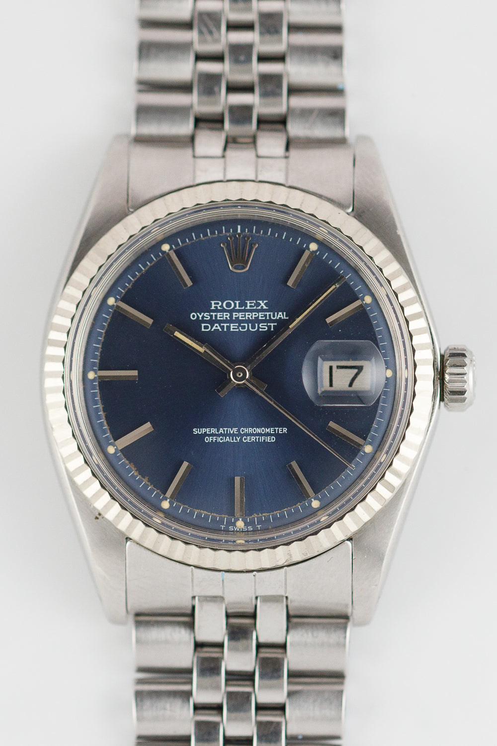 ROLEX DATEJUST Ref.1601 Blue Dial – TIMEANAGRAM