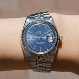 ROLEX DATEJUST Ref.1601 Blue Dial
