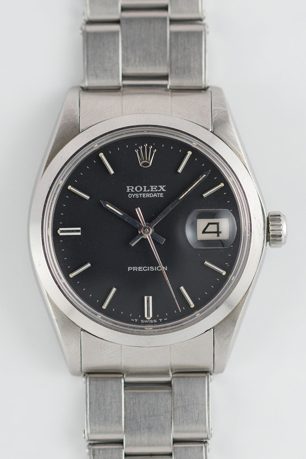 ROLEX OYSTERDATE Ref.6694 Black Matte Dial