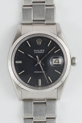ROLEX OYSTERDATE Ref.6694 Black Matte Dial
