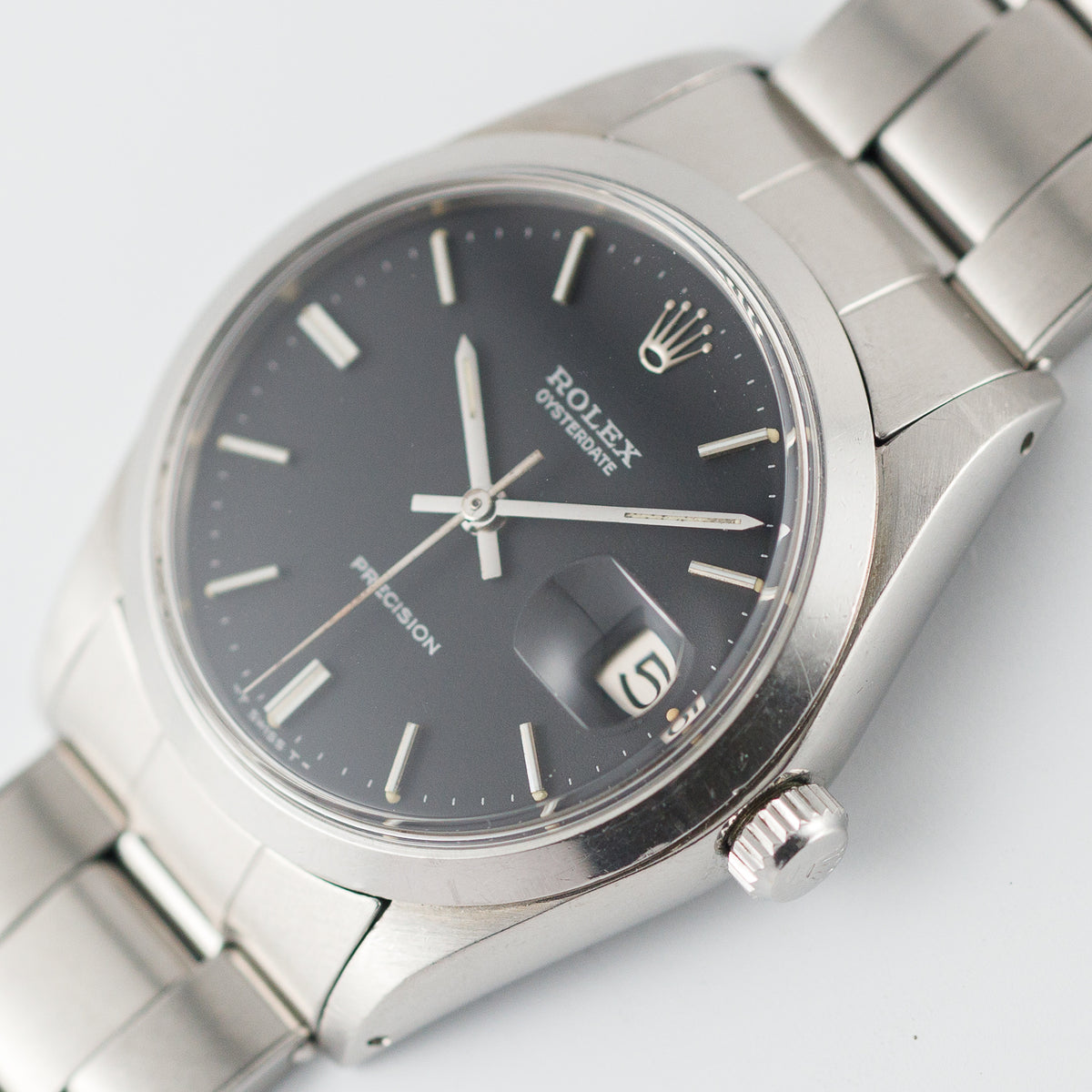 ROLEX OYSTERDATE Ref.6694 Black Matte Dial