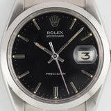 ROLEX OYSTERDATE Ref.6694 Black Mirror Dial