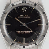 ROLEX OYSTER PERPETUAL Ref.1007 Black Gilt Dial