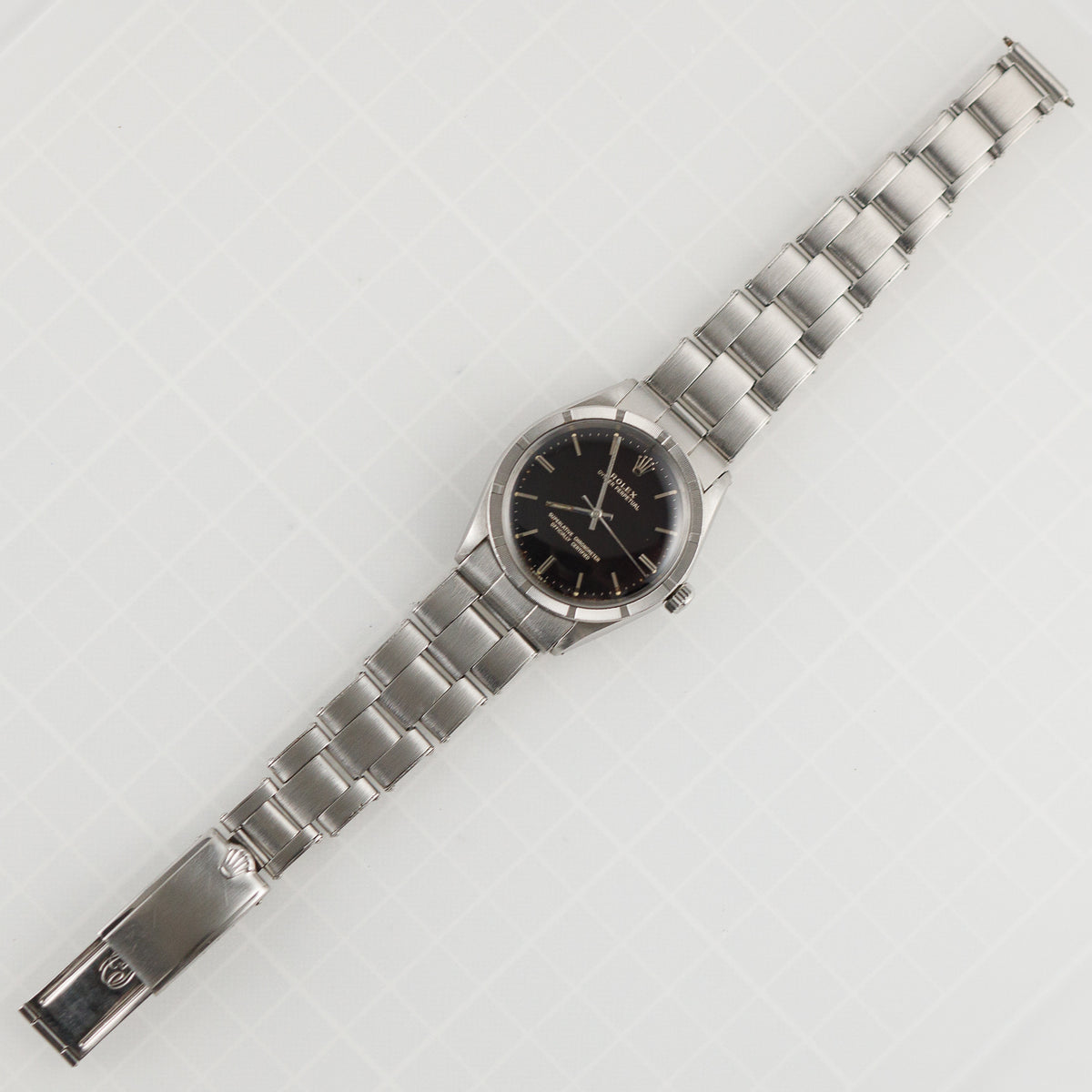 ROLEX OYSTER PERPETUAL Ref.1007 Black Gilt Dial