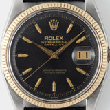 ROLEX DATEJUST Ref.6605 Black Gilt Dial