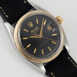 ROLEX DATEJUST Ref.6605 Black Gilt Dial