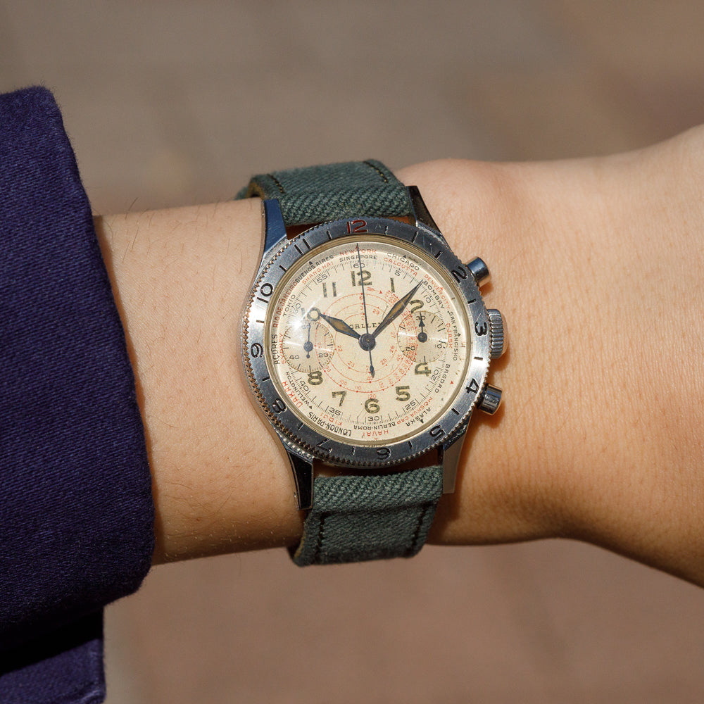 GALLET Flight Officer World Time Clamshell