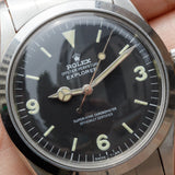 ROLEX EXPLORER Ref.1016 MK1 Fat Font Frog Leg dial