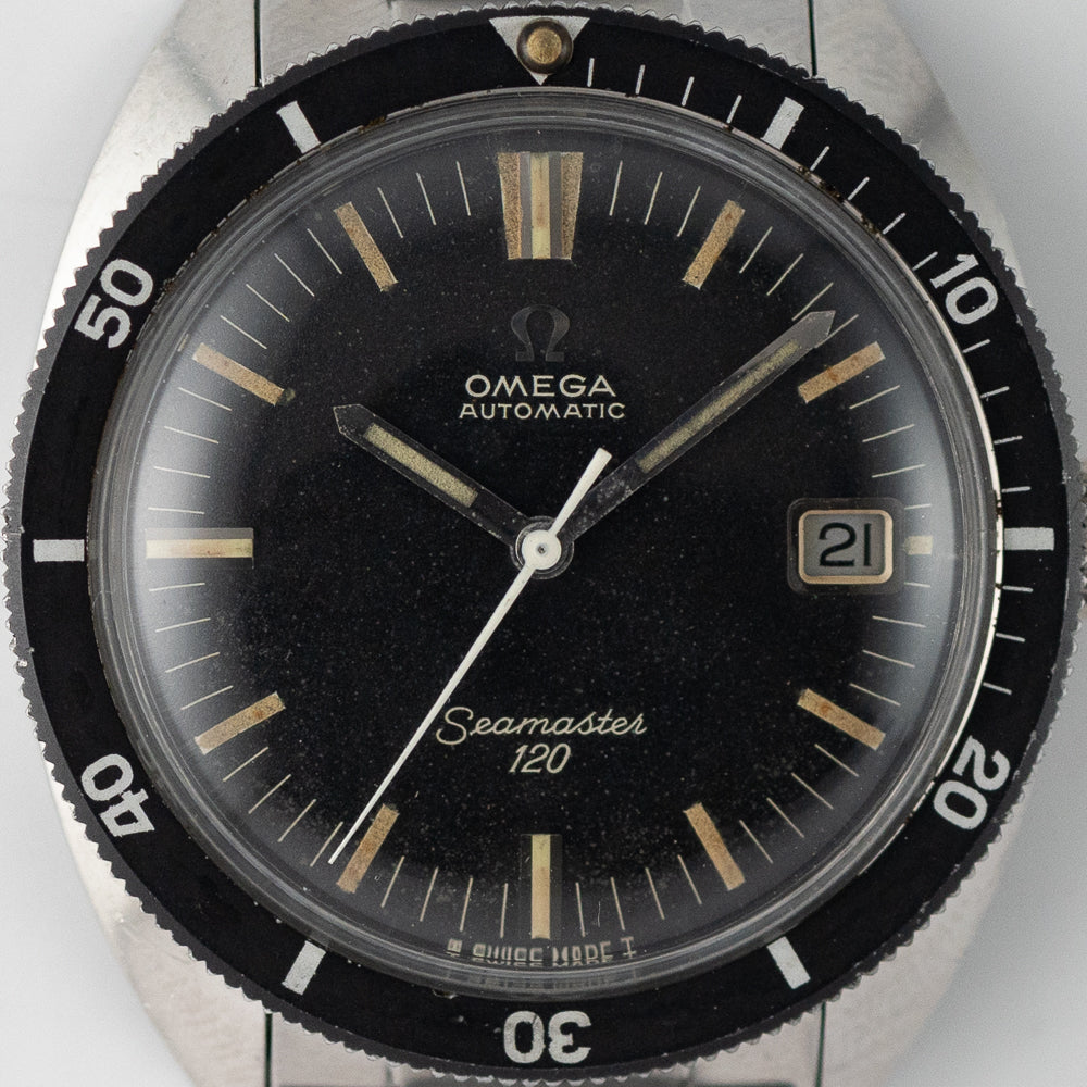 OMEGA Seamaster120 Ref.166.00027 Black Gilt Dial With Ref.1067 Bracelet