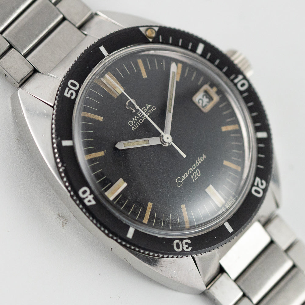 OMEGA Seamaster120 Ref.166.00027 Black Gilt Dial With Ref.1067 Bracelet