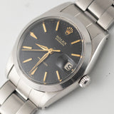 ROLEX OYSTERDATE Re.6694 Black Gilt Dial