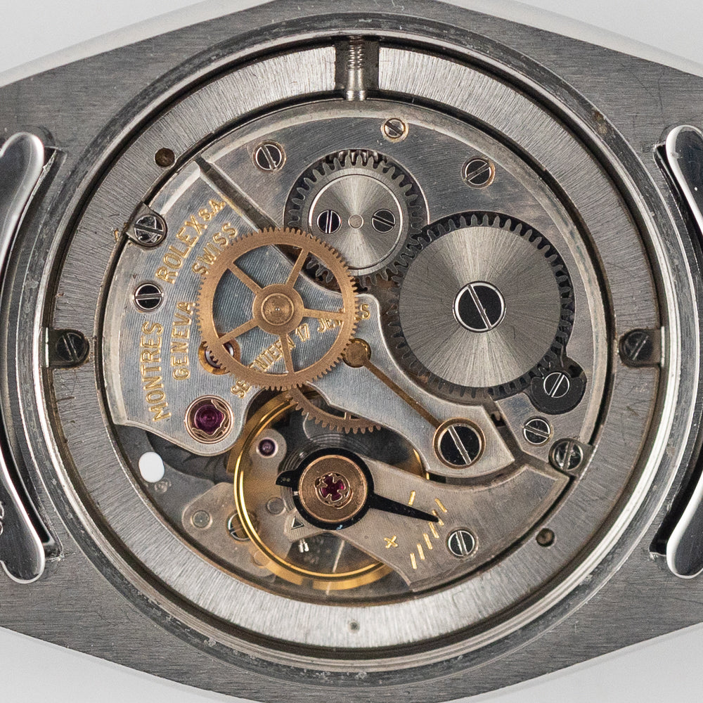 ROLEX OYSTERDATE Re.6694 Black Gilt Dial