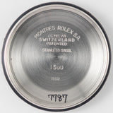 ROLEX OYSTER PERPETUAL DATE Ref.1500 Black Gilt Dial