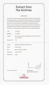 OMEGA Speedmaster Ref.145.022 Tropical Step Dial