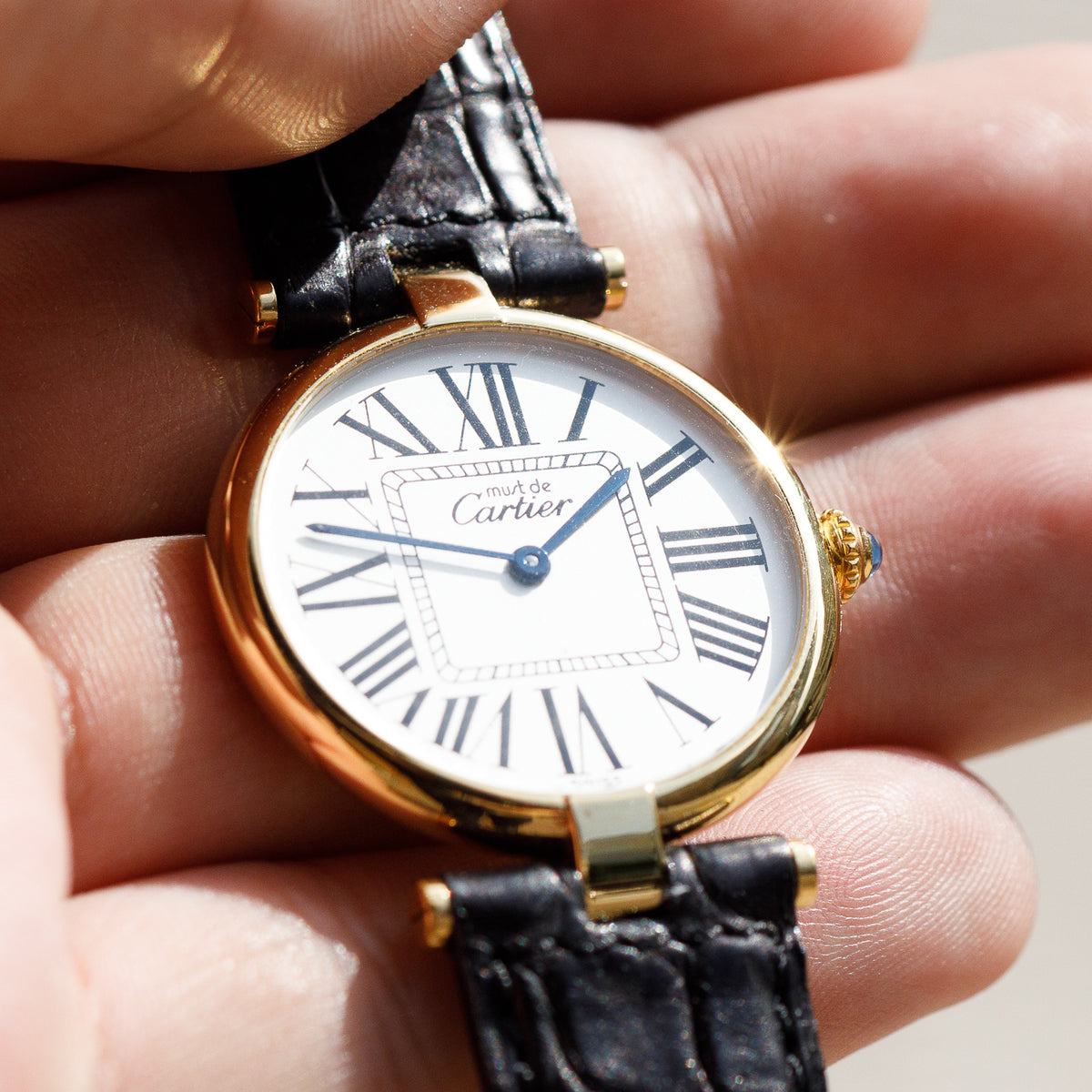 CARTIER LM Must de Vendome Ref.590003 OPARAN DIAL