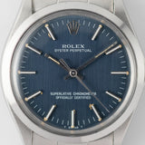 ROLEX OYSTER PERPETUAL Ref.1002 Blue Dial