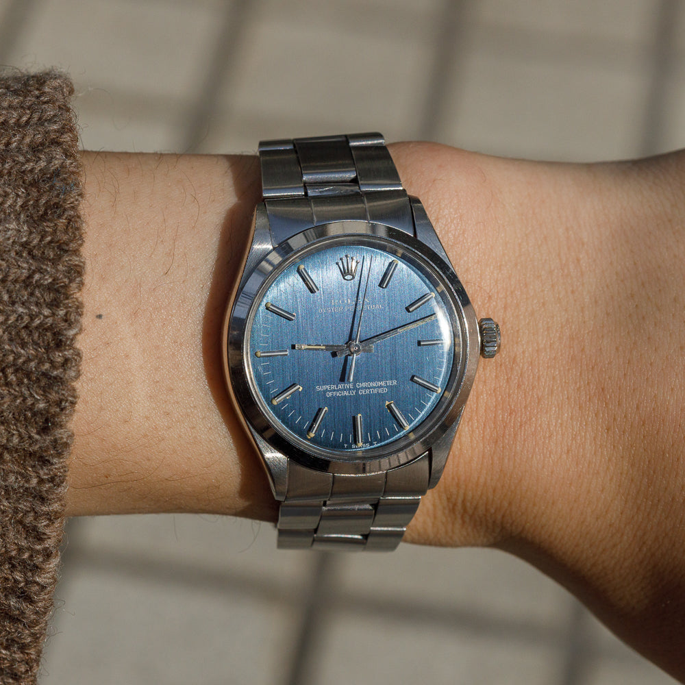 ROLEX OYSTER PERPETUAL Ref.1002 Blue Dial