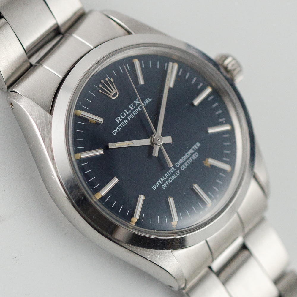 ROLEX OYSTER PERPETUAL Ref.1002 Blue Dial