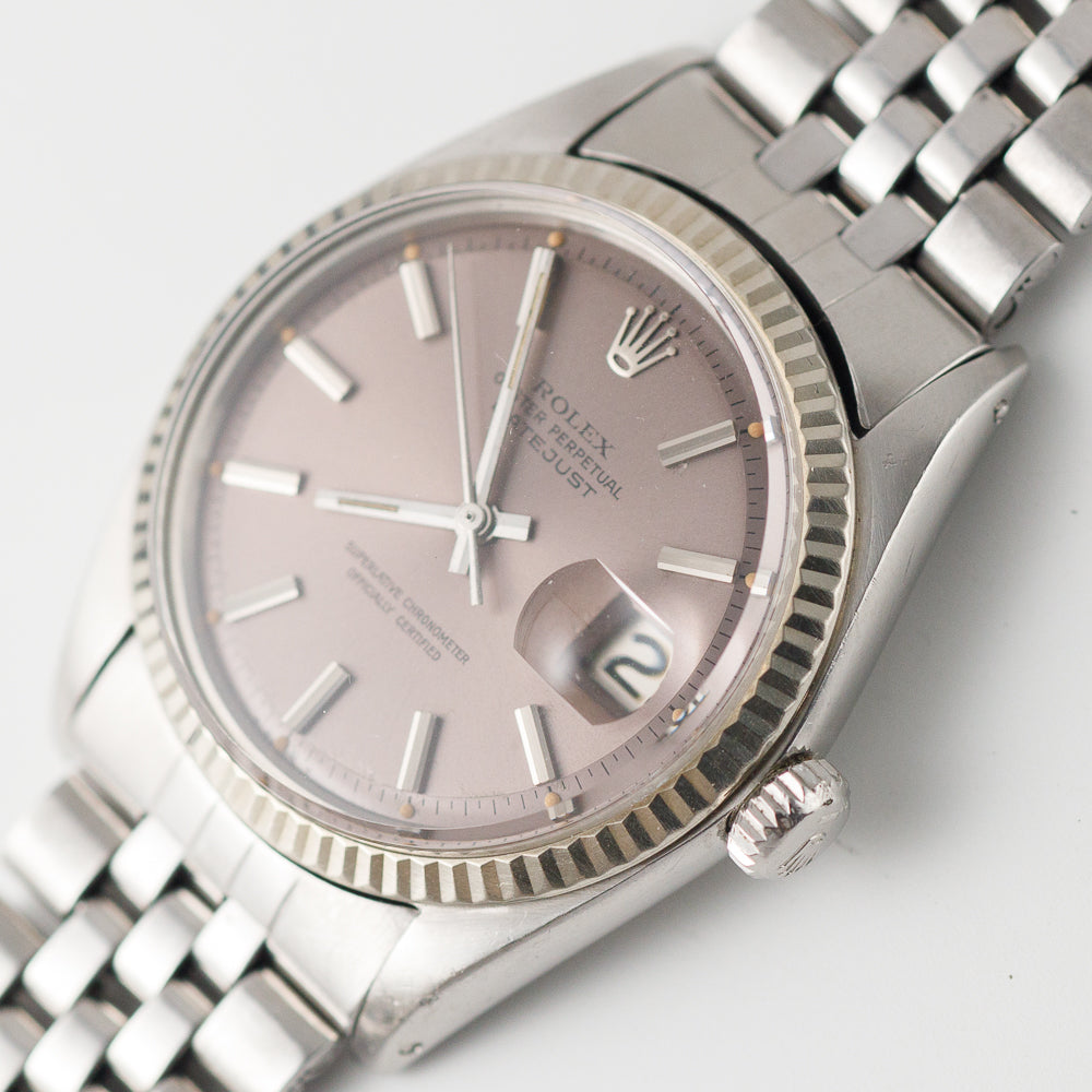 ROLEX DATEJUST Ref.1601 Purple Gray Dial