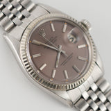 ROLEX DATEJUST Ref.1601 Purple Gray Dial