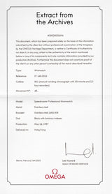 OMEGA SPEEDMASTER Ref.145.022 Long S and R Ref.1450.808 Bracelet