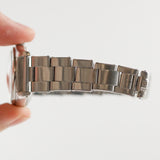 ROLEX BUBBLE BACK Ref.6050 Black Gilt Dial Expansion Bracelet