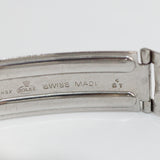 ROLEX BUBBLE BACK Ref.6050 Black Gilt Dial Expansion Bracelet