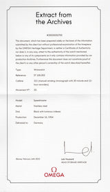 OMEGA SPEEDMASTER Ref.105.003