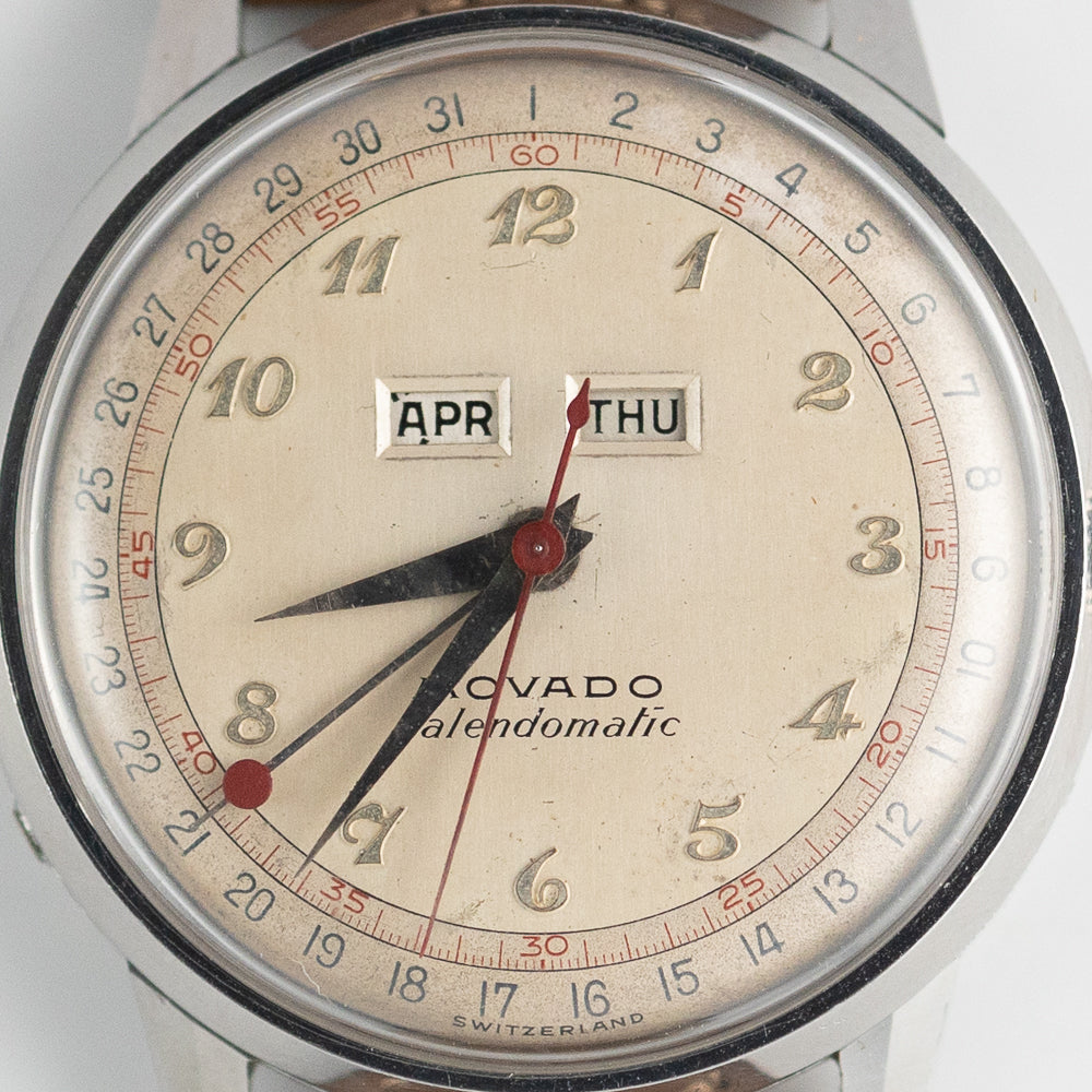 MOVADO Calemdomatic Ref.16201 Applied Index