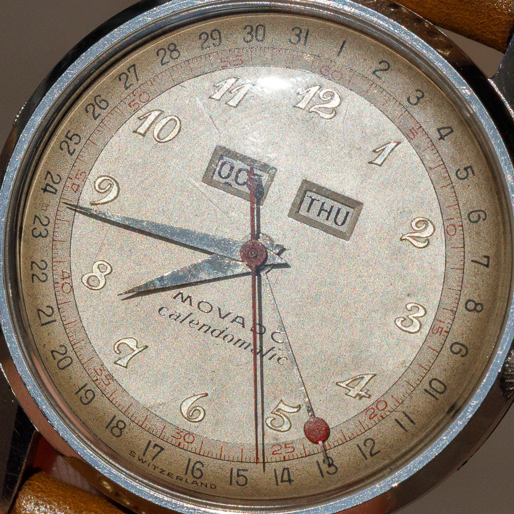 MOVADO Calemdomatic Ref.16201 Applied Index