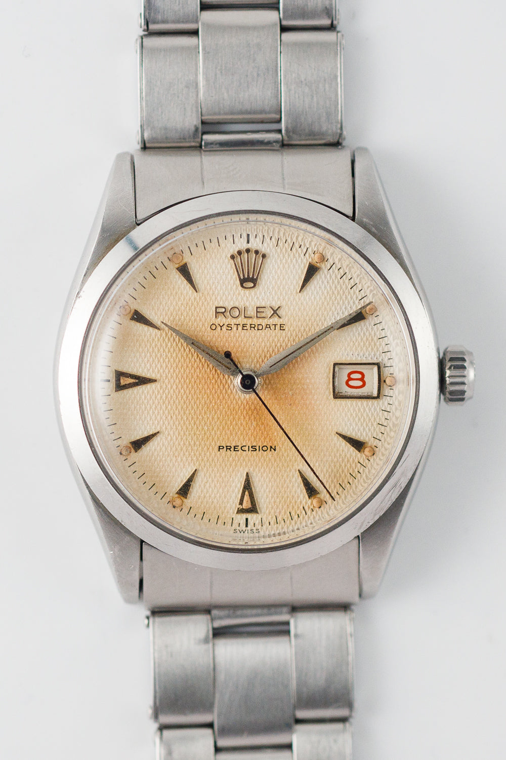 ROLEX OYSTERDATE Ref.6294 Guilloche Dial – TIMEANAGRAM