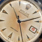 ROLEX OYSTERDATE Ref.6294 Guilloche Dial
