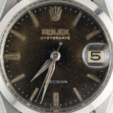 ROLEX OYSTERDATE Ref.6466 Black Gilt Dial