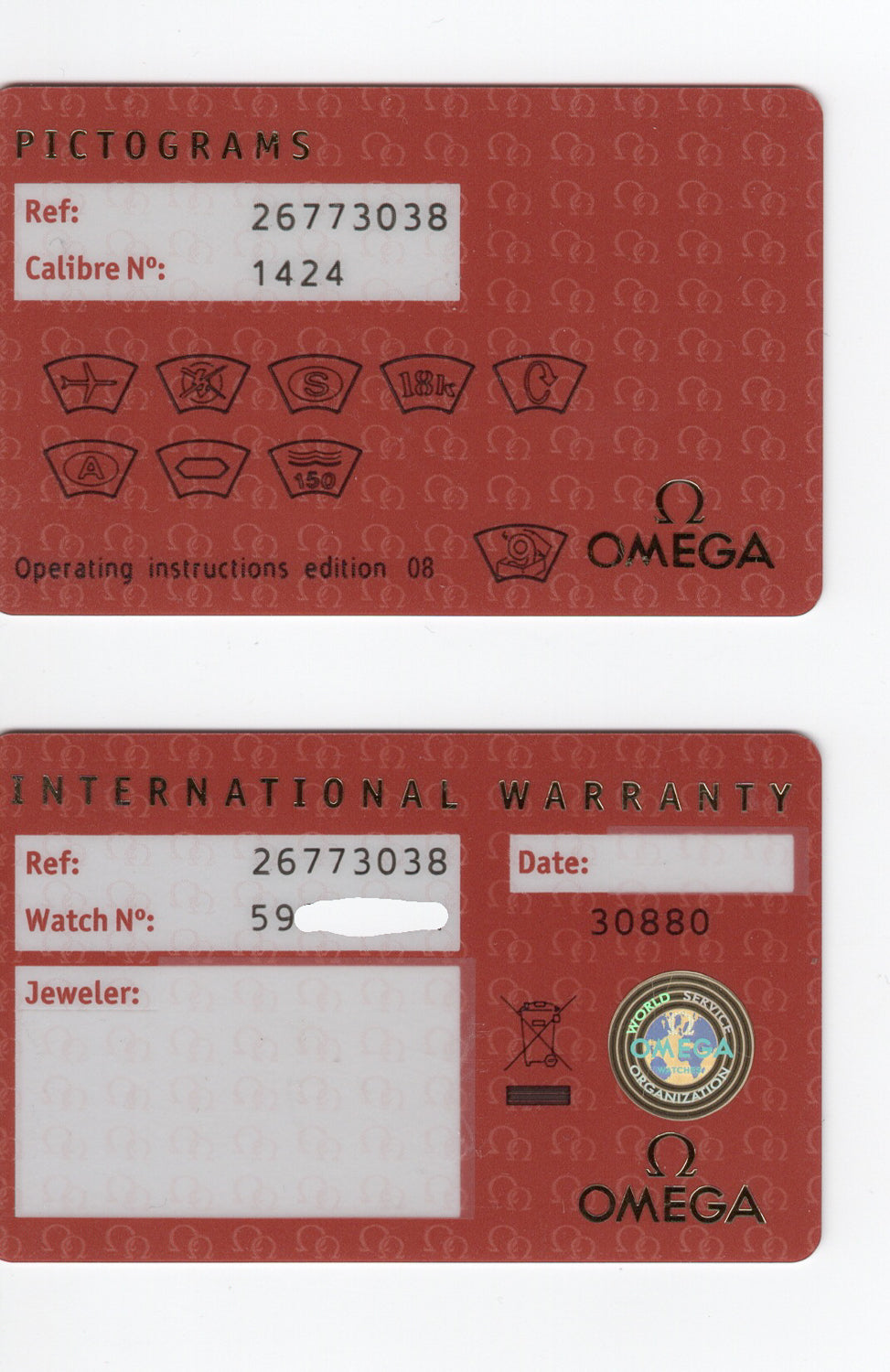 OMEGA Seamaster Aqua Terra Ref.590.1110 / 26773038