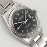 ROLEX DATEJUST Ref.1603 Black Gilt Dial
