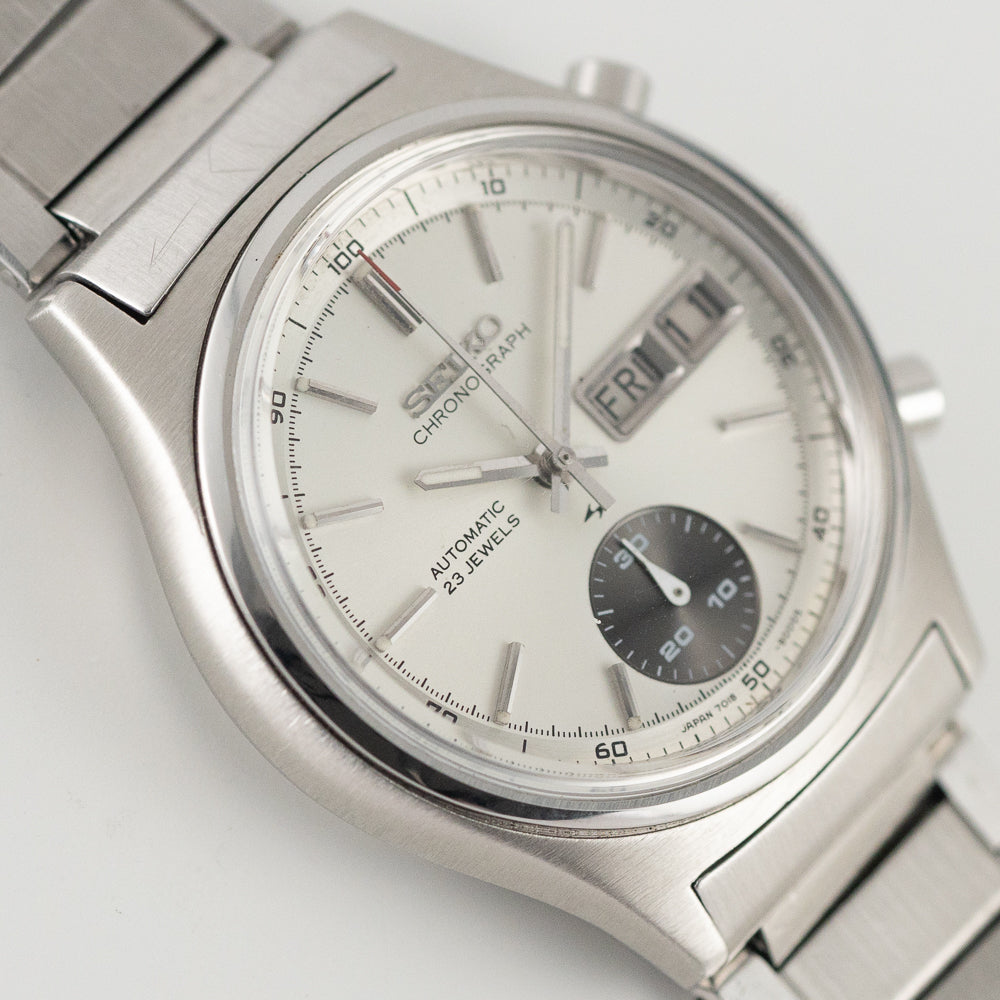 SEIKO Chronograph Ref.7018-8000 Flyback One Eyed Panda