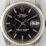 ROLEX DATEJUST Ref.1601 Black Gilt Patina Dial