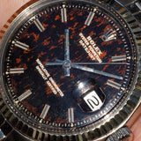 ROLEX DATEJUST Ref.1601 Black Gilt Patina Dial
