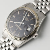 ROLEX DATEJUST Ref.1601 Black Gilt Patina Dial