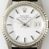 ROLEX OYSTER PERPETUAL DATE Ref.6517 18KWG