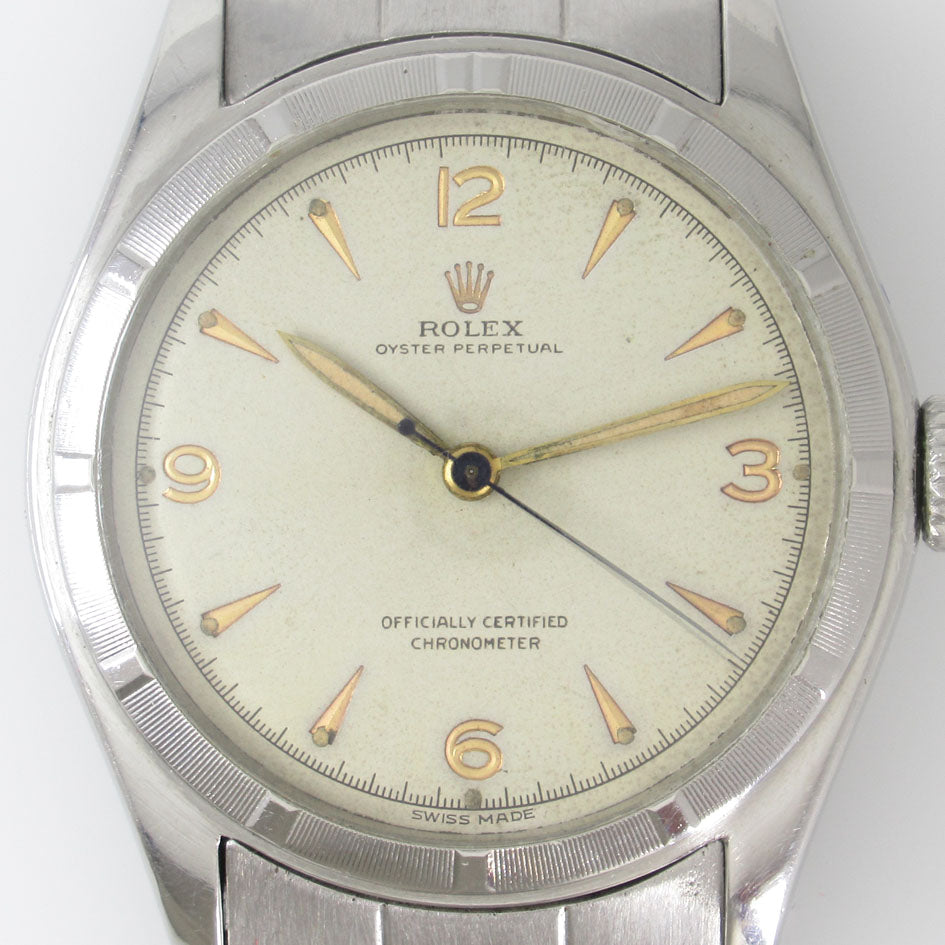ROLEX Semi Bubble back ref.6107 Super Oyster Case