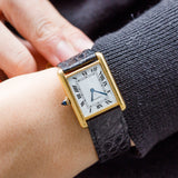 CARTIER LM TANK LC Ref.78086 Paris Dial Old Cabochon Crown