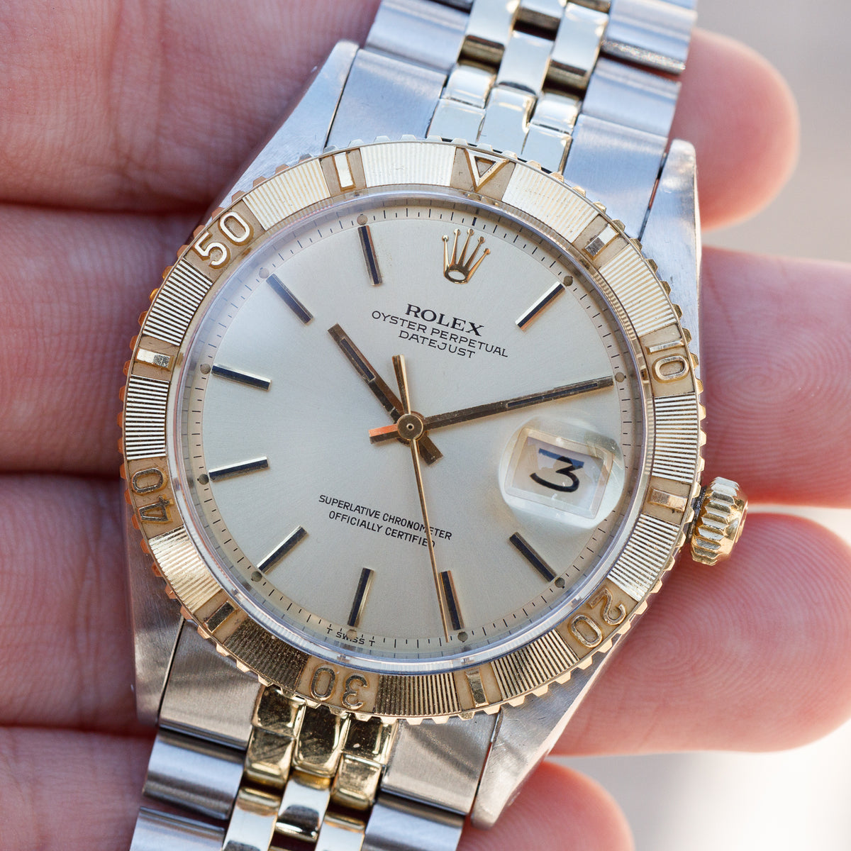 ROLEX DATE JUST Ref.1625 ThunderBird