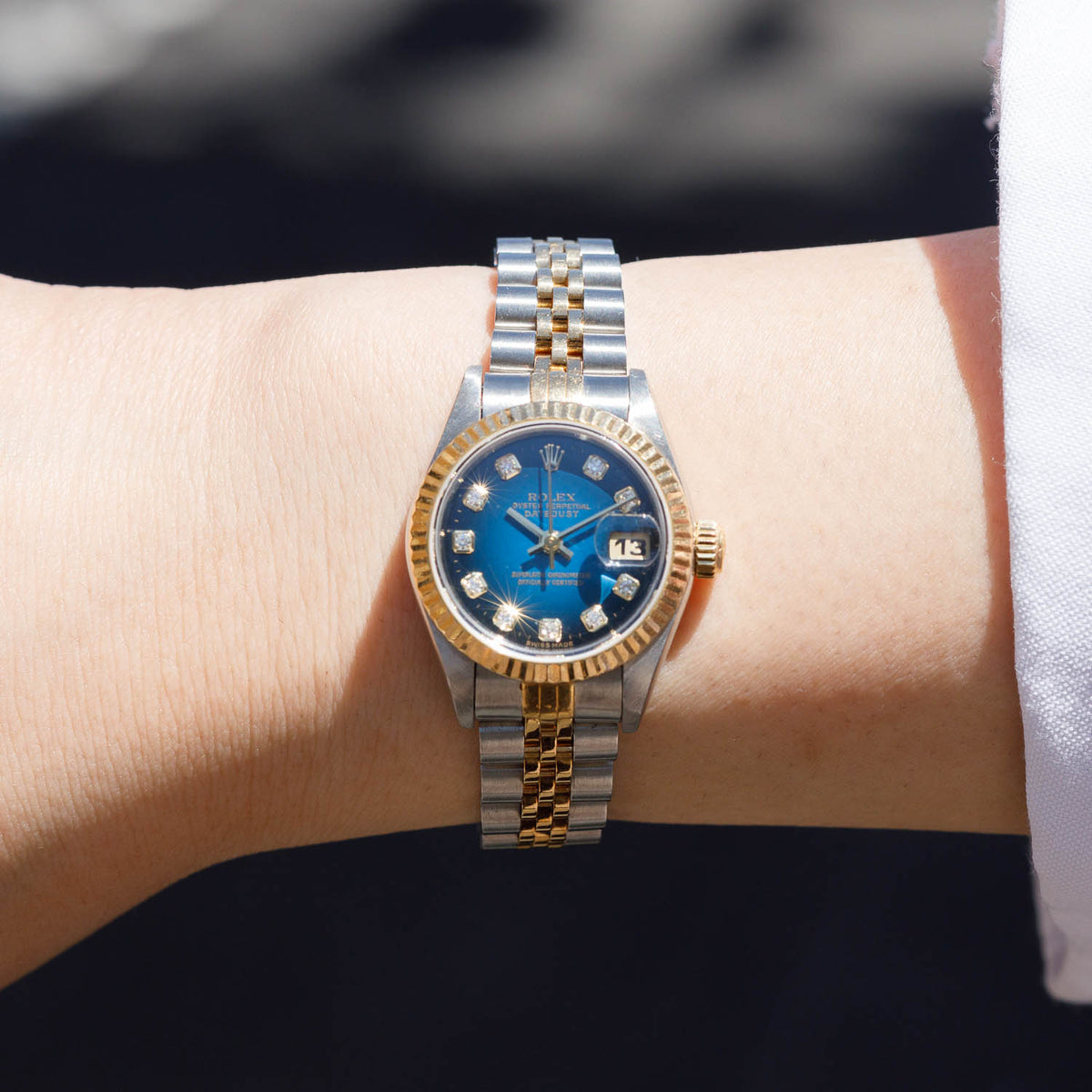 ROLEX DATEJUST Ref.69173 10 Points Diamond